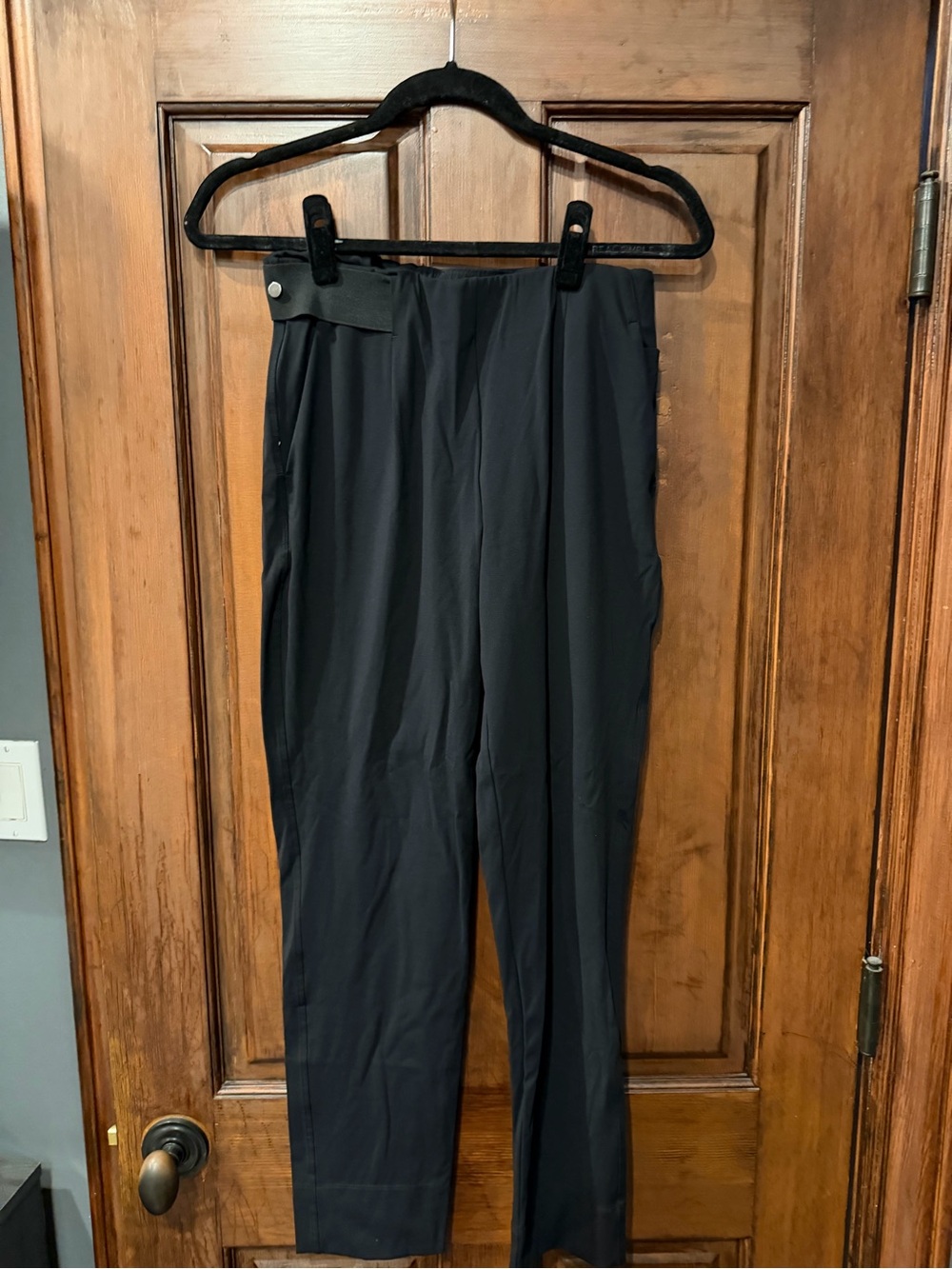ADAY Black pull on Pants